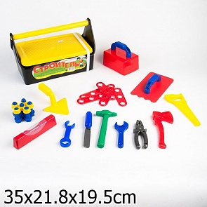 Игровой набор - Строитель №4, в ящике (Спектр, У761veg)